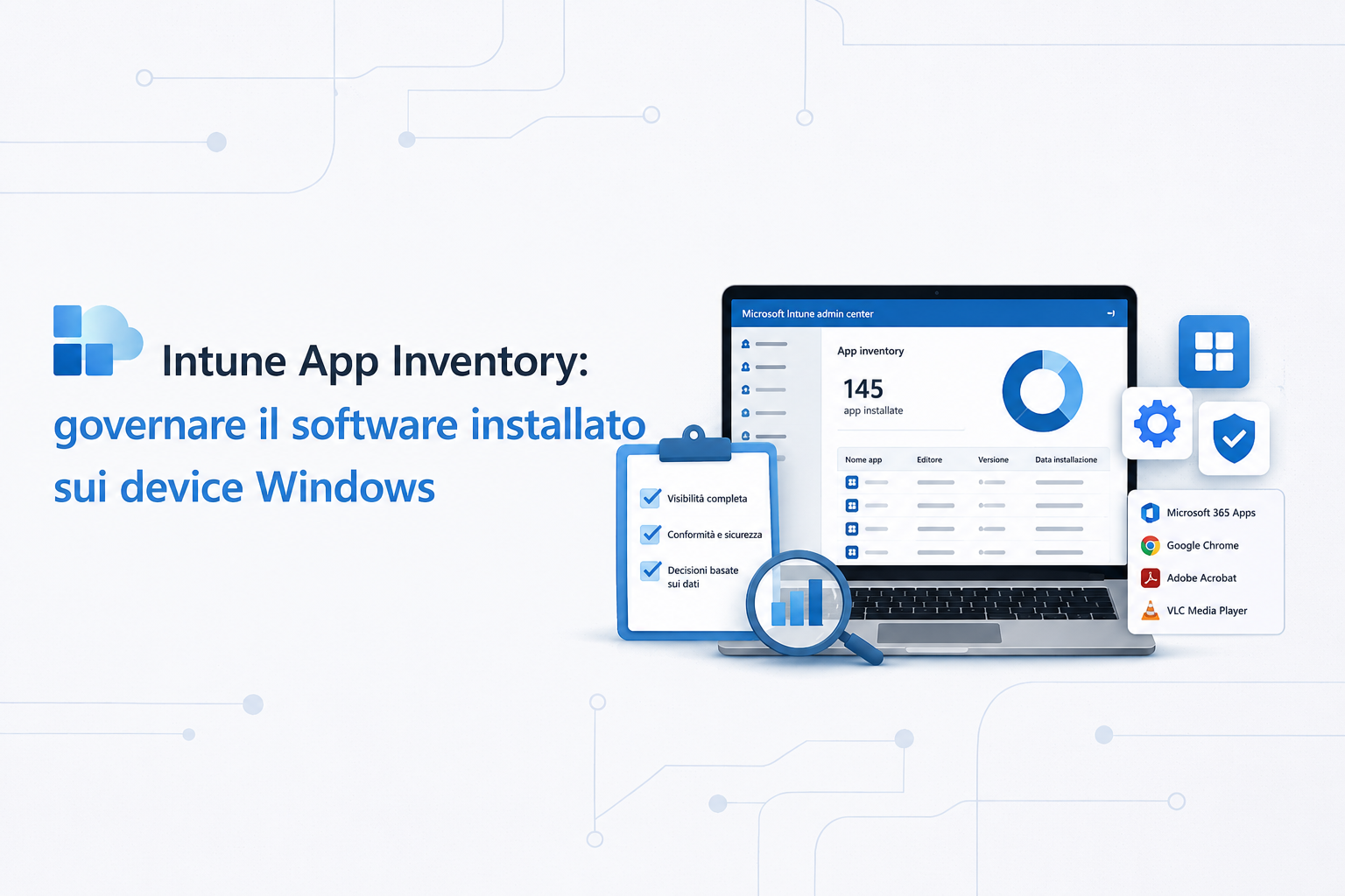 Intune Inventory Microsoft Intune App Inventory: inventario applicativo avanzato