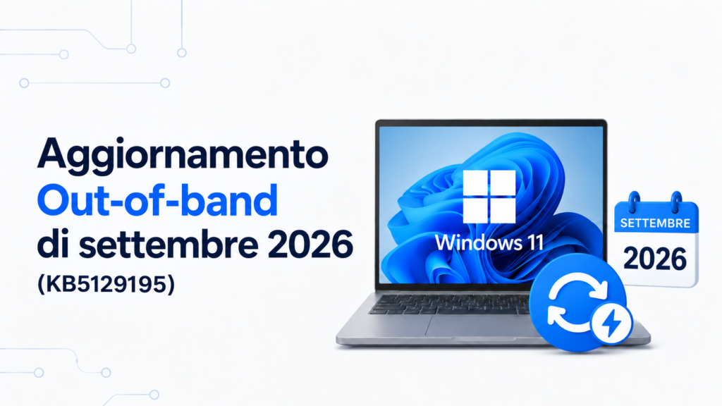 Aggiornamento Out-of-band di settembre 2026 (KB5129195)
