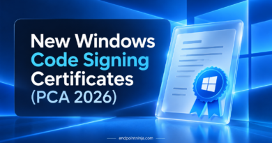 New Windows Code Signing Certificates (PCA 2026)