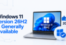 Windows 11 version 26H2 is Generally Available, con laptop Windows 11, indicazione 26H2 e badge GA 2026.